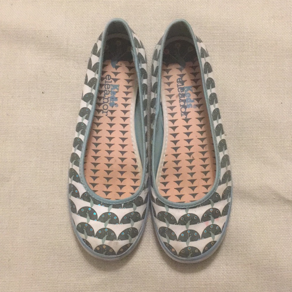 Keds Eleanor peacock flats, size 7
